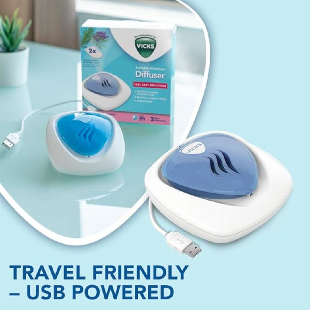 Vicks Portable Waterless Diffuser VH1800JUVEU