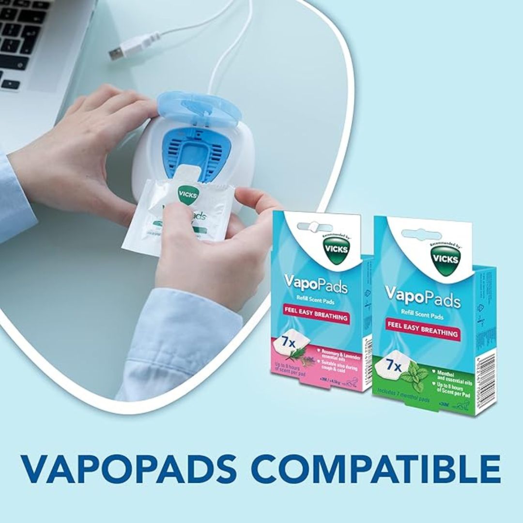 Vicks Portable Waterless Diffuser VH1800JUVEU