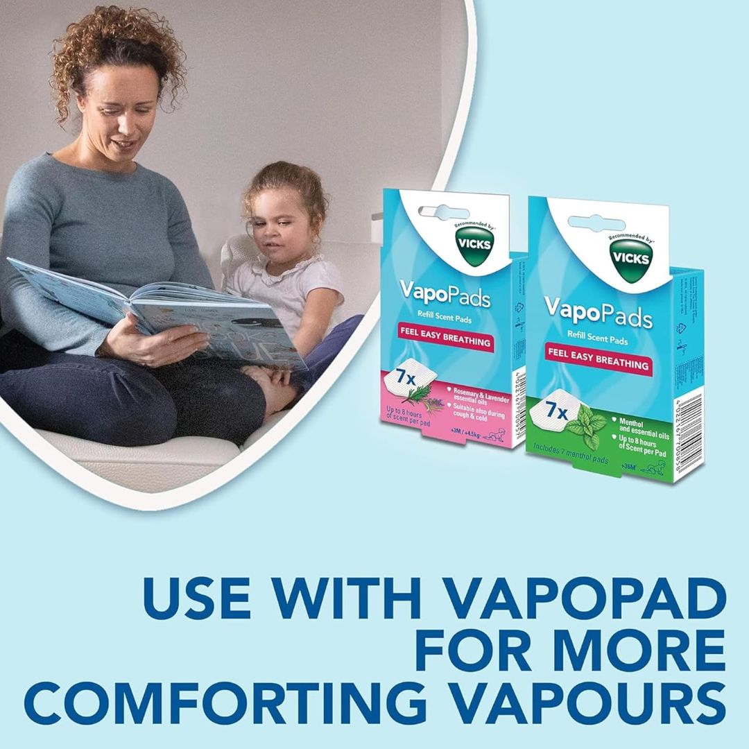 Vicks Vapopads 7 Refill Scent Pads Rosemary Lavender